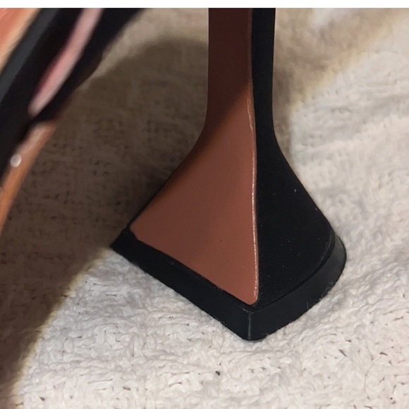 AMINA MUADDI begum satin crystal sling black pumps size 41 - Picture 14 of 15